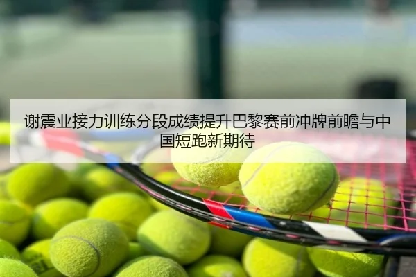 谢震业接力训练分段成绩提升巴黎赛前冲牌前瞻与中国短跑新期待
